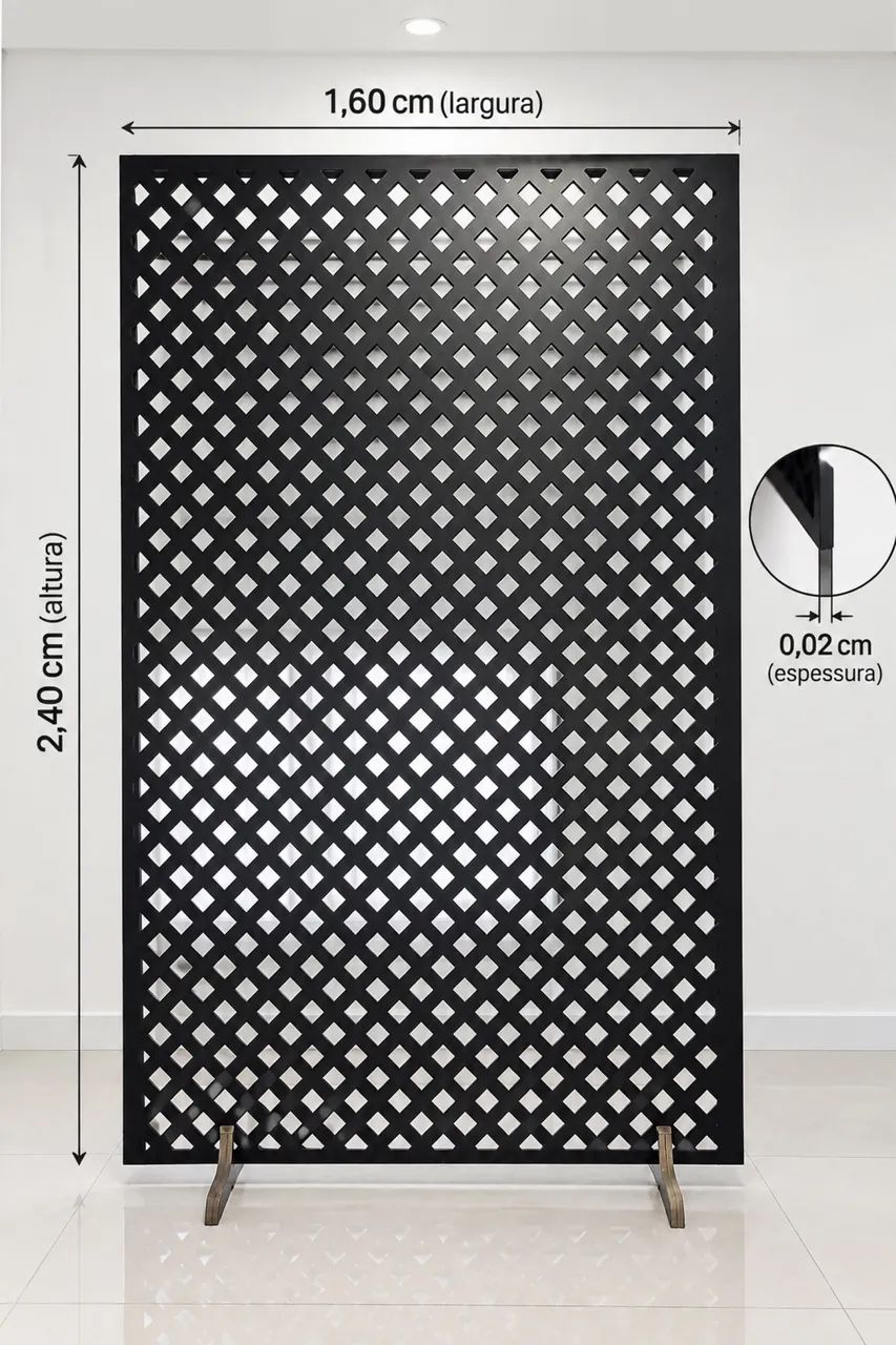 Painel mdf vazado 