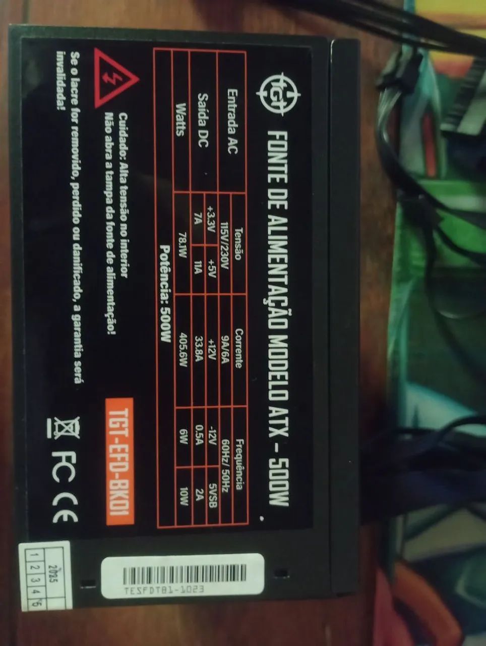 Fonte tgt 500w - Foto 2