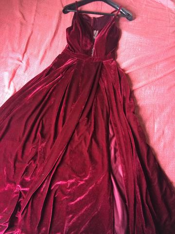 Vestido veludo marcá-la