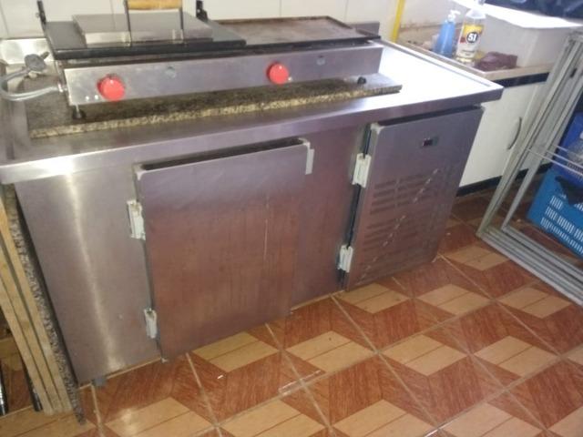 Balcão refrigerado inox 1,5m refrimate