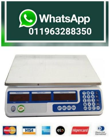 Balança Eletrônica Digital 40kg Visor Duplo Alta Precisão Completa (NOVA) ACEITA CARTÃO