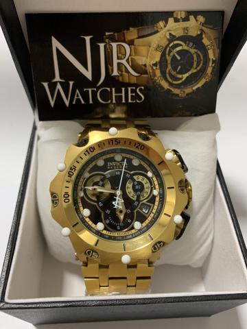 EXCLUSIVIDADE Relogio Invicta Venom hybrid lançamento preto lindo