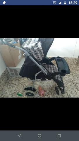 Carrinho com BB conforto e canguru - Foto 2