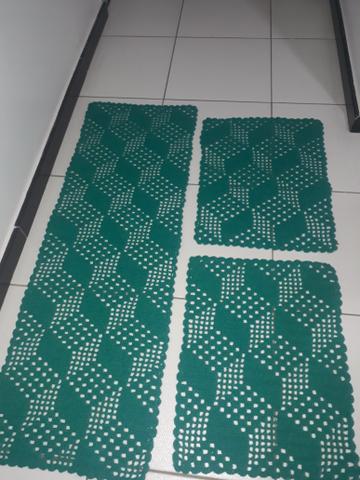 Tapetes de cordão ou crochê - Foto 4