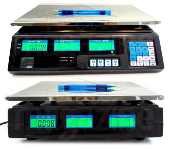 Balança 40kg Eletrônica Alta Precisão Digital Segma