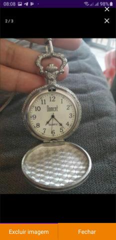 Relogio ds bolso em inox,antigo