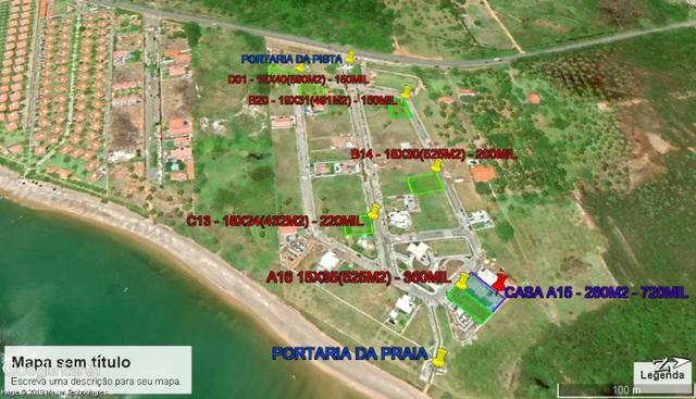 Terreno em condomínio fechado à beira mar no sonho verde - Foto 2