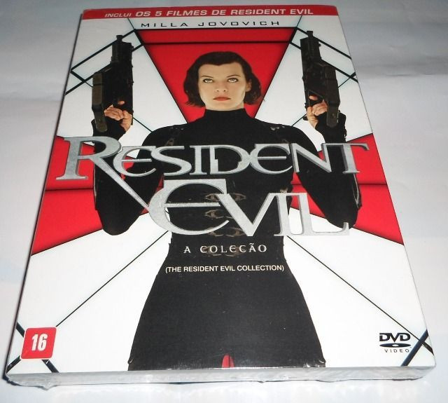 Box Dvd Resident Evil - 5 Filmes