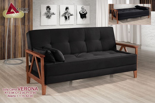 Sala quarto sofá cama - Foto 5