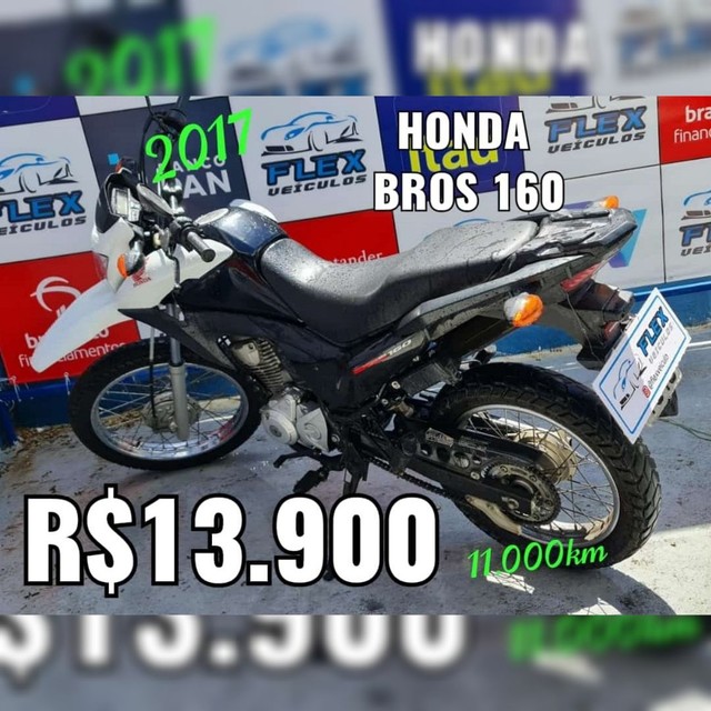MOTO HONDA BROS 160 NOVÍSSIMA  APENAS 11.000KM 