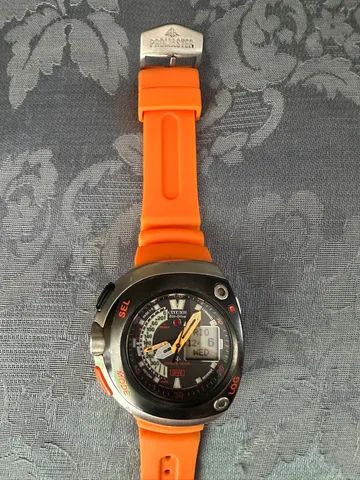 Citizen Promaster  Meia Lua Laranja - Foto 2
