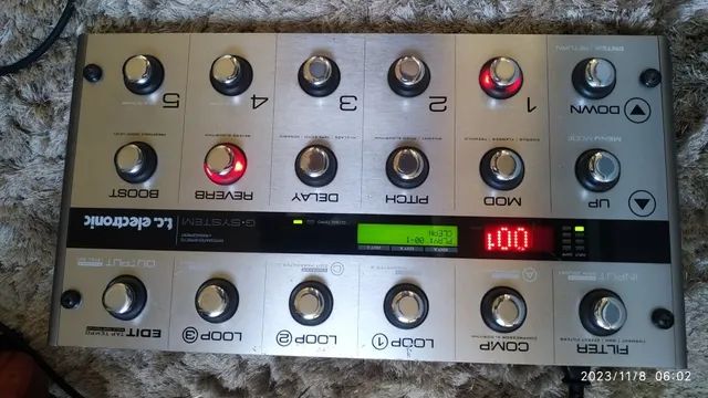 Pedaleira TC Electronics G System 