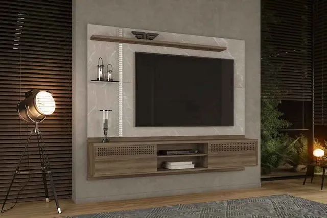 Home theater suspenso + painel com LED!!sr54518m