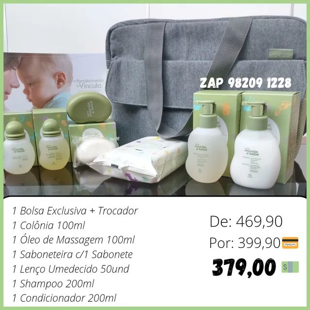 Kit Mamae Bebe Natura com Bolsa Exclusiva na Promoção - Artigos infantis -  Setor Oeste (Sobradinho II), Brasília 1179704309 | OLX