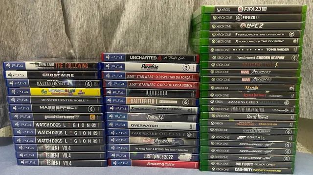 Jogos de PS4 e XBOX ONE ( LEIA A DESCRIÇÃO ) - Videogames - Cidade Jardim,  Anápolis 1253044469