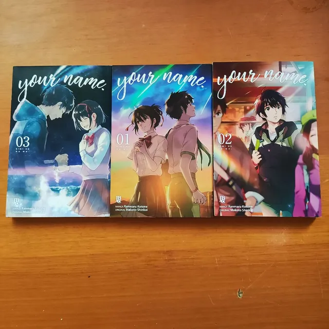 Your Name Light Novel + Your Name Mangá - Edição Unica - Obra completa de  uma só vez!