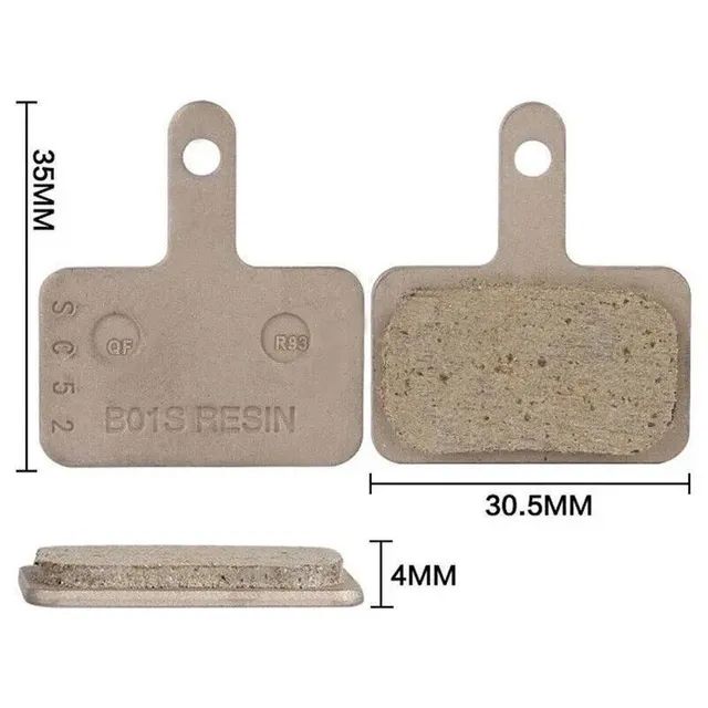 Pastilha de freio Shimano B01S Resin - Foto 5