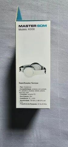 Novo Headphone Kimaster Mastersound K006