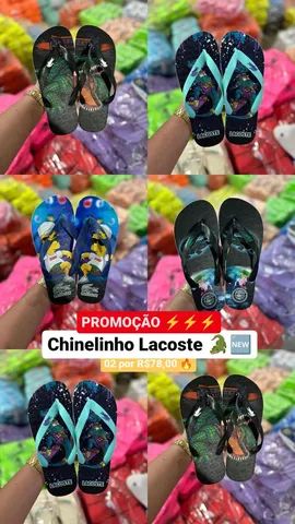 Chinelo Lacoste PROMOÇÃO 