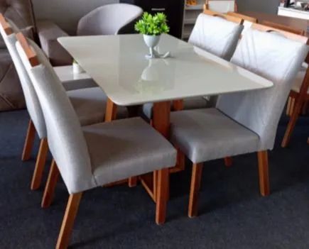 Mesa de jantar Simone 4  cadeiras