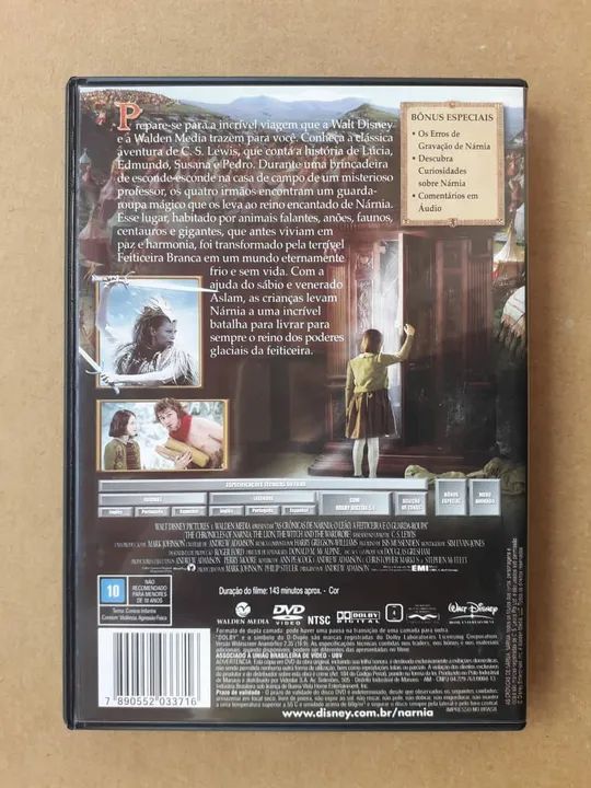 DVD As Crônicas de Nárnia - O Leão, a Feiticeira e o Guarda-Roupa - Foto 2