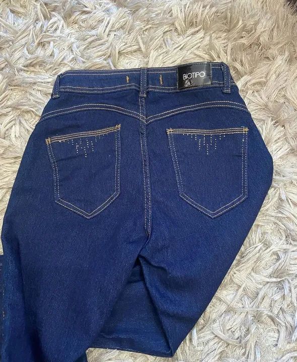 Calça Jeans Botões Alta - Foto 2