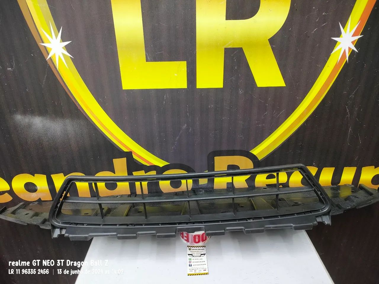 Grade Inferior Parachoque Dianteiro Honda City 2014 2015 2016 2017 Original 