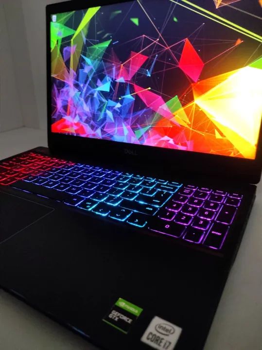 Notebook Gamer Dell G3 RGB: Intel Core i7-10750H + RTX 2060 6GB = 3050 Ti + 144Hz