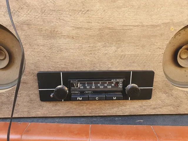 Radio antigo bosch alfa romeo