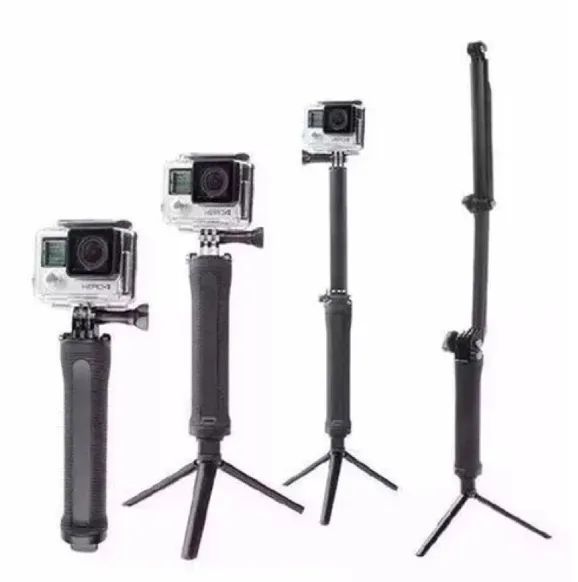 GOPRO TRIPE PAU DE SELFIE PARA 62 CM ARTICULADO TOMATE MZP-003 PRETO - Foto 2