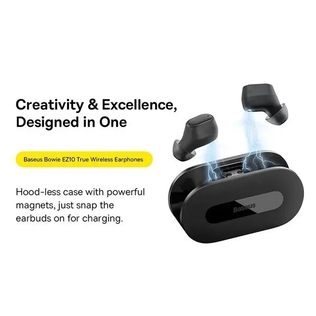 Fone de Ouvido Baseus Ez10 Bluetooth 5.3, Game, Academia  - Foto 2