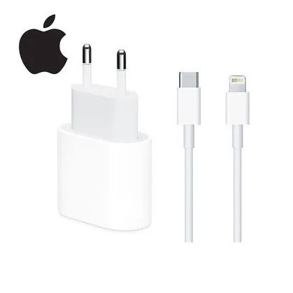 Carregador Rápido iPhone 20W PD USB-C com Cabo - Kit Apple Completo - Foto 2