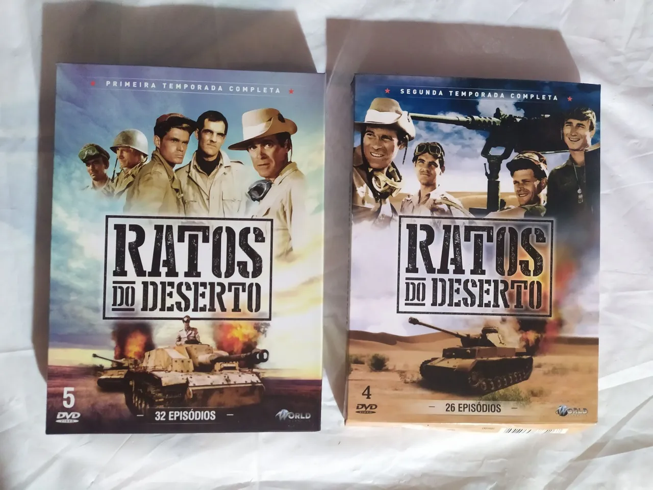 Dvd kit ratos do deserto 1 e 2 temporadas