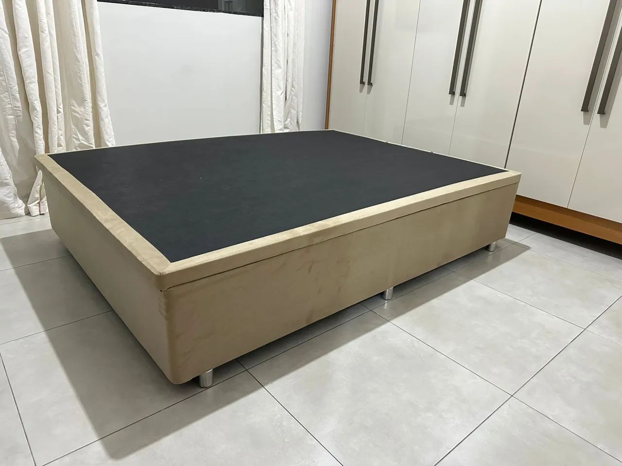 Cama Box de Casal com Baú novo garantia entrego monto promoção  - Foto 2