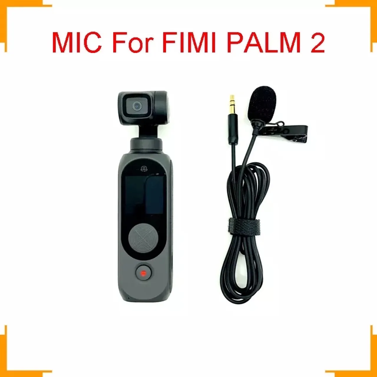 Microfone Lapela com fio para Xiaomi Fimi Palm 2 Pro