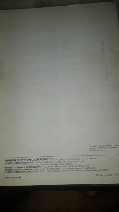 Manual Pioneer  XR-P740/640/340/    XR-P740M/64M/340M - Foto 3