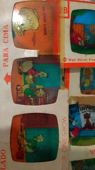 14 fitas slides da  Disney pois é Ludovico Pateta Mickey etc - Foto 4