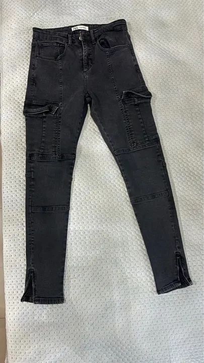 Calça Zara usada 2x preta original linda 