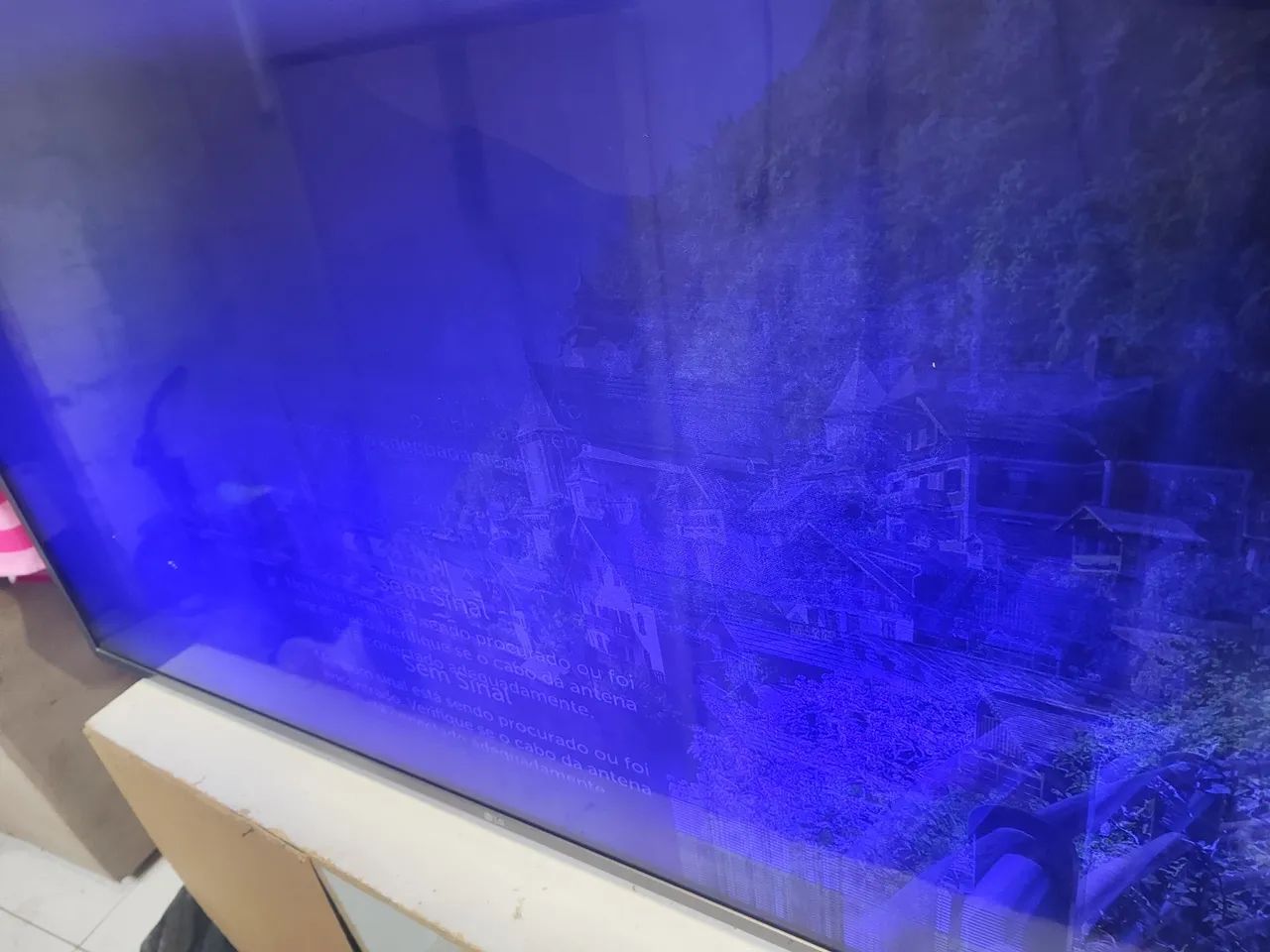 TV LG 49  com defeito led - Foto 3