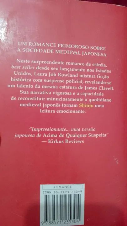 Livro Shinju romance japonês antigo - Foto 3