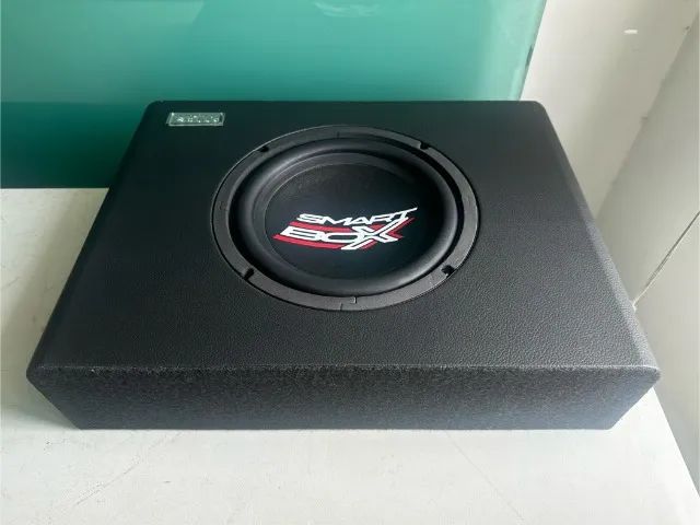 Subwoofer Slim Boog smart box caixa ativa já amplificada 200rms completa Sub dutado - Novo - Foto 3