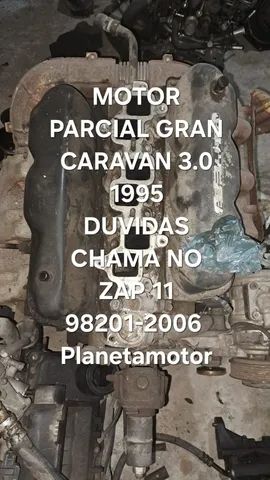 Motor Parcial Gran Caravan 3.0 1995 Gasolina 