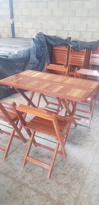 Mesa de Madeira Estilo Escandinavo - Sofisticação e conforto! - Foto 5