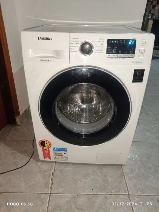 Lava e seca Samsung 11kg com garantia de um ano entrega instalação grátis golpista nem fal