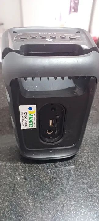 Caixa de Som Bluetooth com Luzes RGB - Foto 4