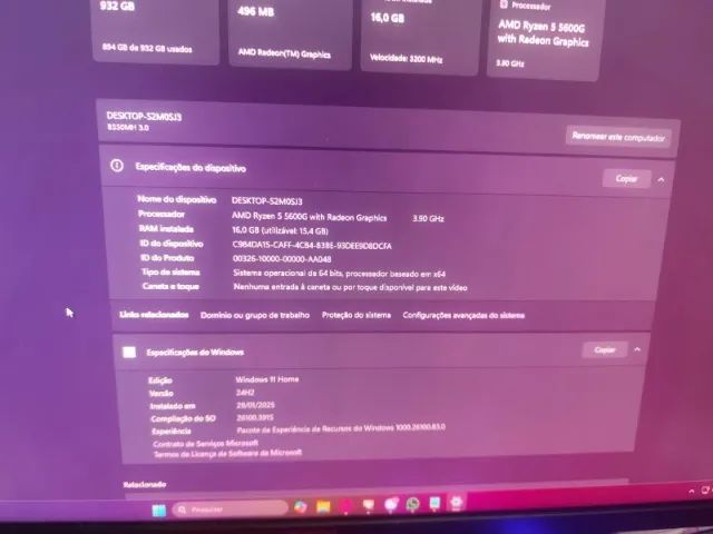 ? PC Gamer Completo + Monitor 180Hz - Pronto pra Tudo! - Foto 4