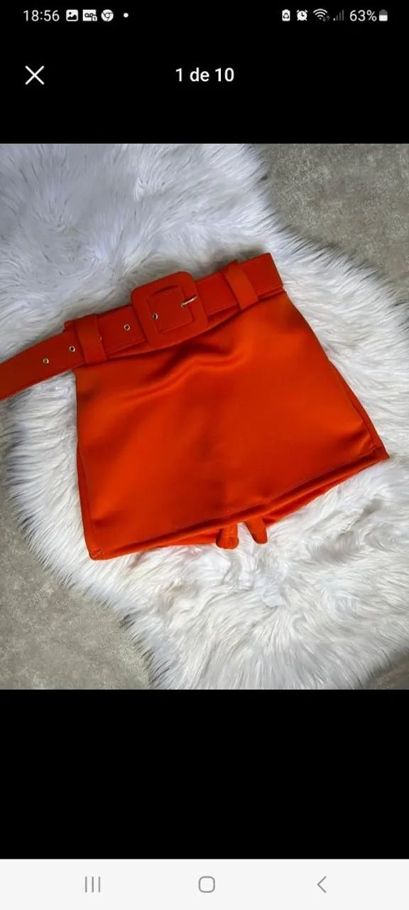 Short Saia com Cinto 35 
