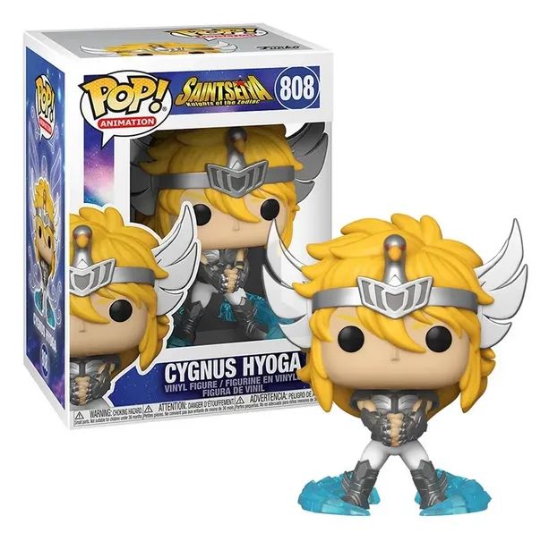 Funko Pop Saint Seiya Cavaleiros Do Zodiaco Cygnus Hyoga 808 - Foto 2
