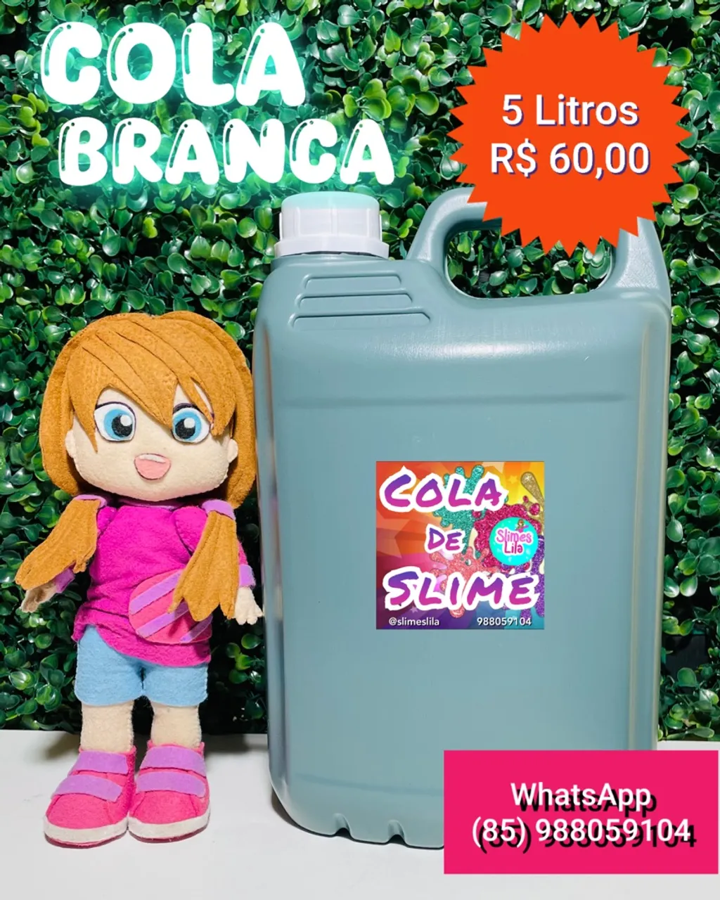 Cola Branca 5 Litros