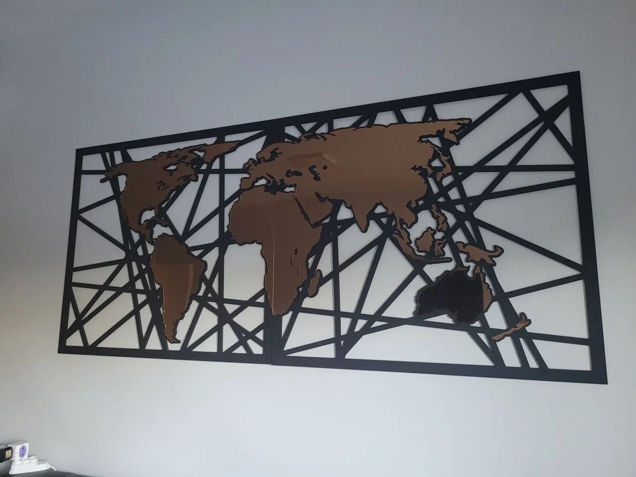 Quadro Mapa Mundi